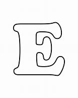 Image result for Letter E Clip Art Black and White