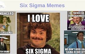 Image result for 6 Sigma Memes