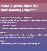 Image result for Brainstorming Graphic Organizer