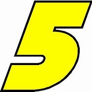 Image result for NASCAR Heat 5 Number Fonts
