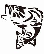 Image result for Bass Fishing SVG