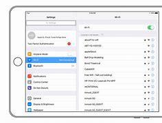 Image result for Apple iPad Wi-Fi Settings