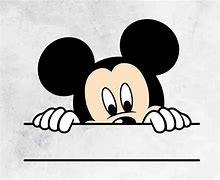 Image result for Mickey Mouse Looking Down