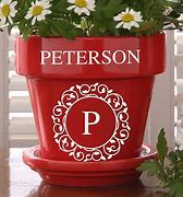 Image result for Personalized Flower Pots