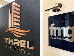 Image result for Stainless Steel Logo for Reception Area