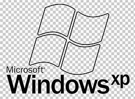 Image result for Windows XP Computer Line Black and White