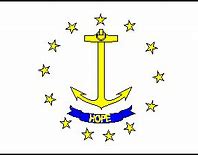 Image result for Rhode Island Colony Flag