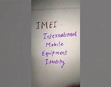 Image result for Imei Full Form