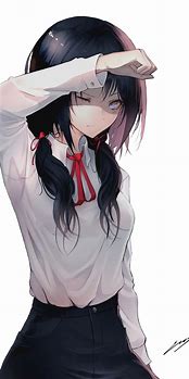 Image result for Dark Clothes Anime Girl