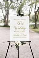 Image result for 50th Anniversary Welcome Sign