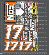 Image result for 1 2.5" Scale NASCAR Decals