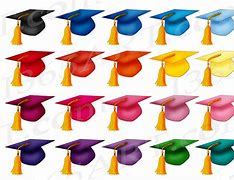 Image result for Graduation Cap Rainbow Clip Art