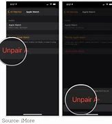 Image result for Unpair Apple Watch to Old Phone
