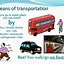 Image result for Modes of Transportation PPT Free Download