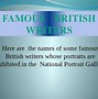 Image result for Famous Authers Famous Engliush Books