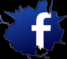 Image result for Cracked Facebook Logo