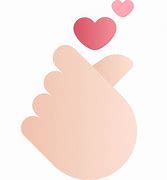 Image result for Finger Heart Emoji PNG