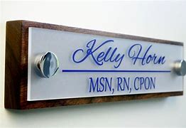 Image result for Business Name Plates for Doors