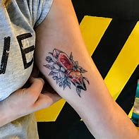 Image result for Gem and Flower Tattoo