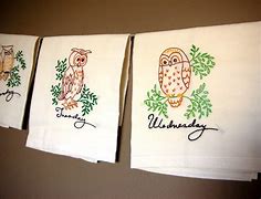 Image result for Applique Tea Towels