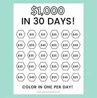 Image result for Save Money Challenge 30-Day