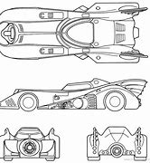 Image result for The Batmobile Model Three View Drawing