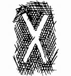 Image result for Letter X Silhouette