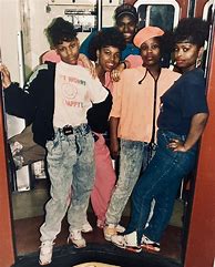 Image result for 1980s Black Fashion