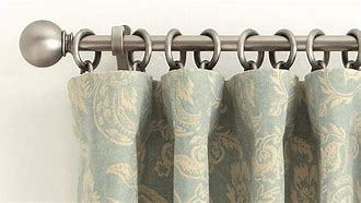 Image result for Curtain Rod Hooks with Clips