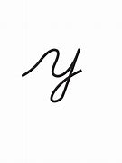 Image result for Cursive Y Lowercase