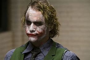 Image result for Heath Ledger Joker On Set