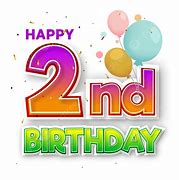 Image result for Happy 2nd Birthday Background
