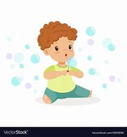 Image result for Clip Art Boy Blowing a Big Bubble