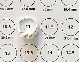 Image result for Ring Size Cm Conversion