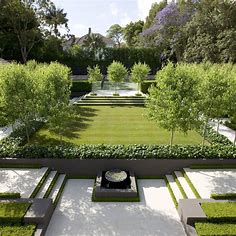 French Inspired | Contemporary landscape design, Modern landscaping, Modern landscape design