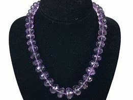 Image result for Amethyst Faceted Beads Necklace