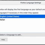 Image result for Firefox Language Settings