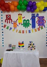 Image result for Number Blocks 7 Birthday