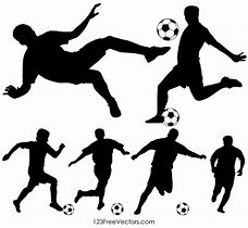 Image result for Soccer Player Silhouette Clip Art