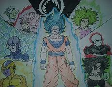 Image result for Dragon Ball Z Drawings God