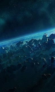 Image result for Asteroid Belt with Mars in the Backround