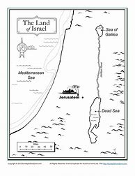Image result for Biblical Israel Map for Kids