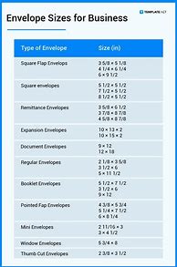 Image result for DL Envelope Size in Inches