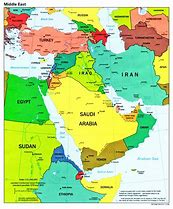 Image result for Old Middle East Map