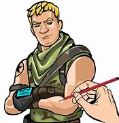 Image result for How to Draw Fortnite