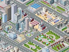 Image result for Isometric Town Map