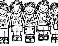 Image result for Girls Camp Clip Art