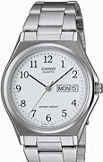 Image result for Casio Silver Analog Digital Watch