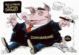 Image result for Cartoons About Corporations
