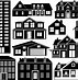 Image result for House Vector Black and White